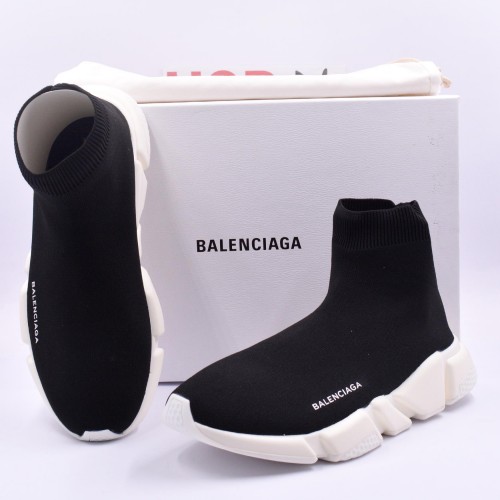 Balenciaga Speed Runner Black White [Premium Quality]